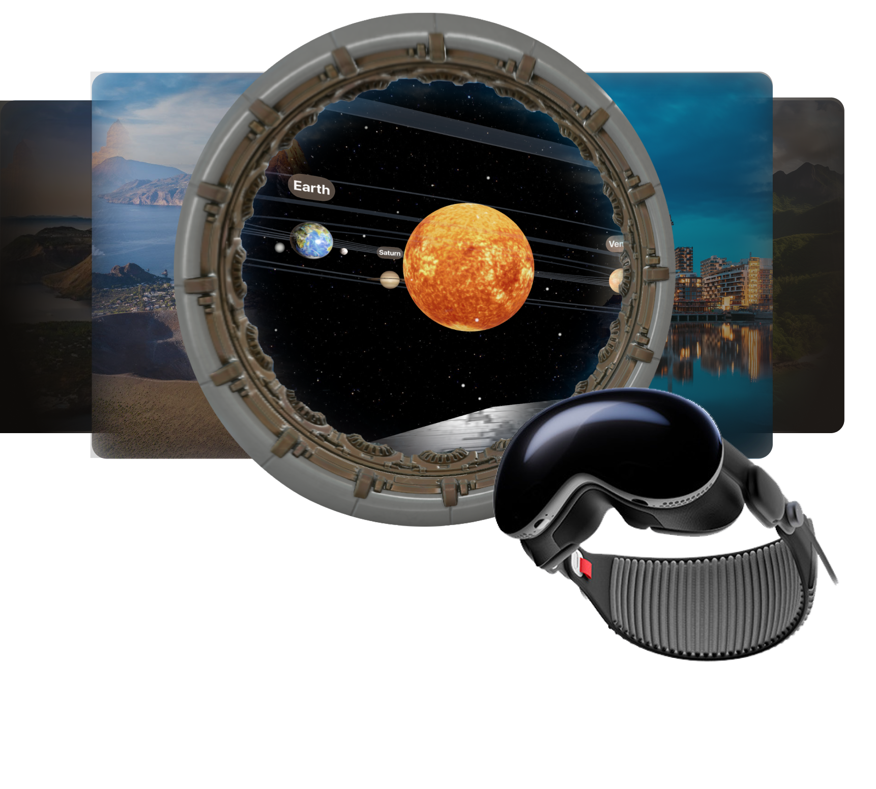 With the Apple Vision Pro you can explore the world of PortalGate